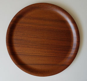Platos redondos de madera para servir, diseño moderno - Product Image 6