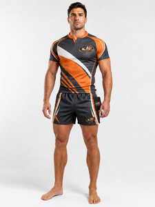Uniforme de rugby profesional fabricado con materiales ligeros para mayor resistencia, comodidad y un rendimiento atlético confiable. - Product Image 1