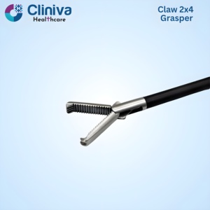 <b>Laparoscopic</b> Claw 2x4 Grasper Manual <b>Laparoscopic</b> <b>Instruments</b> Surgical <b>Instrument</b> Set - Product Image 3