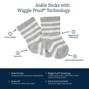 Calcetines para bebé de tela suave y cómoda, diseñados para uso diario, juegos, interiores, exteriores y para dormir. - Product Image 6