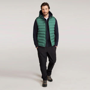 Chaleco de plumón de pato Montane para adultos, sin mangas, con cremallera, hecho de poliéster, cortavientos, con capucha. - Product Image 5