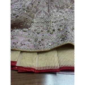 Lehenga choli ชุดปาร์ตี้2XL ที่มีการปักด้ายที่สวยงาม - Product Image 1