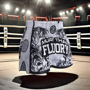 Pantalones cortos de seda unisex para adultos, pantalones cortos de combate libre, artes marciales mixtas y entrenamiento de boxeo, ropa de artes marciales unisex - Product Image 1