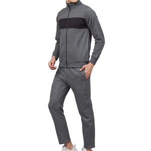 Survêtement d'hiver personnalisé pour homme en molleton de coton, anti-plis, respirant, épais, col rond, tenue de sport avec logo personnalisé pour le jogging - Product Image 4