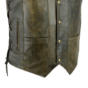 Chaleco de Cuero para Hombre, Estilo Moderno y Transpirable, Ligero y Cómodo para Aventuras al Aire Libre - Product Image 5