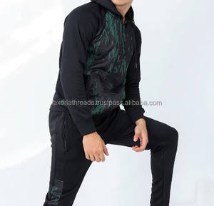 Chándales para hombre con estampado de camuflaje, 100% algodón/poliéster, envío rápido, bajo costo, chándales personalizados para hombre - Product Image 3