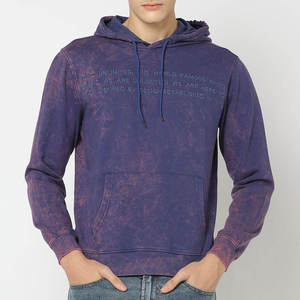 เสื้อฮู้ดโอเวอร์ไซส์ผ้าฝ้าย 100% ล้างสีแบบแอซิดวอช หนานุ่ม ใส่ได้ในฤดูหนาว สไตล์สตรีทแวร์ ป้องกันลม เป็นมิตรต่อสิ่งแวดล้อม - Product Image 1