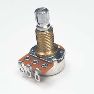 Potenciómetro Metálico Variable ALPHA RV1602 250K B500K de 16mm, Resistente, para Control de Volumen <span class=keywords><strong>y</strong></span> Tono de Guitarra - Product Image 1