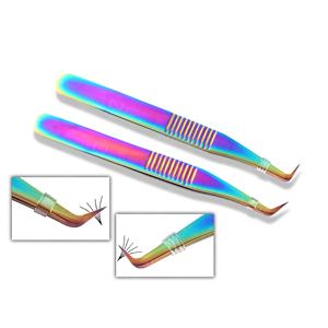 Pinces à cils antistatiques en acier inoxydable de précision durables, pinces à cils professionnelles pour salon, fournisseur en gros, sur mesure - Product Image 4