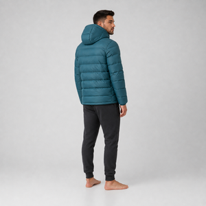 Veste matelassée pour homme de haute qualité, légère, chaude, en tissu isolant, coupe confortable, idéale pour l'hiver - Product Image 5