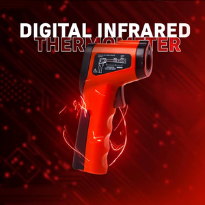 Thermomètre infrarouge professionnel sans contact pour les télécommunications - Plage de -50°C à 380°C - Rapport distance-point 12:1 - Précision - Product Image 6