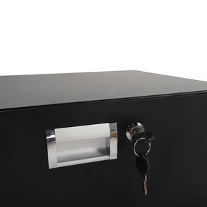 Sistema di Attrezzature per Palcoscenico, Armadio DJ a Cassetto in Acciaio 19" 4U con Chiavi - Nero - Product Image 5
