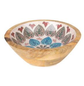Enamel Printed Wood Bowl Snack Bowl For Party Food Presentation New Design Restaurant Soup Serving Bowl - Product Image 6