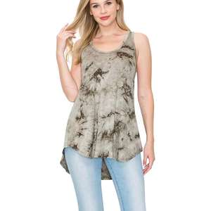 Débardeur femme de haute qualité vêtements de fitness personnalisés grande taille léger et respirant Style décontracté pour l'été - Product Image 3