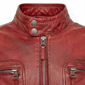 Chaqueta de Motociclista de Cuero Genuino para Hombre de la Mejor Calidad, Nueva Colección de Invierno, Chaquetas de Motocicleta con Protecciones Desmontables Personalizadas - Product Image 4