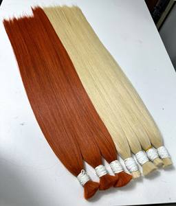 Énorme remise! Extensions de cheveux en vrac de haute qualité au prix de gros 6-32 pouces couleurs de cheveux humains vierges 613 - Product Image 3