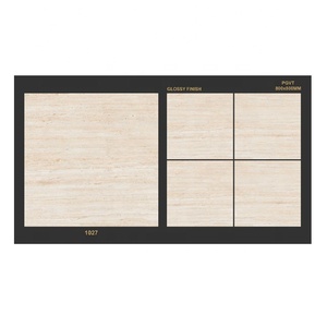 Wallmark กระเบื้องเซรามิกติดผนังพื้นห้องน้ำบ้านขนาด800x800มม. กระเบื้องฟิวชั่นเคลือบเครม่าขัดเงาพอร์ซเลนเคลือบไม่ลื่นรับประกัน5ปี - Product Image 5