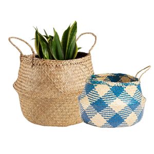Decorative Handmade PHU HAO Brand Natural STRAW Woven Storage <b>Basket</b> Ho Chi Minh City PH1030001 for Plants Toys and Blankets - Product Image 1