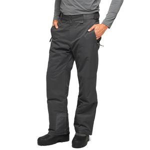 Pantalones de nieve de alta calidad para adultos, color gris oscuro, con cierre de cremallera, para esquiar en la nieve al aire libre en invierno, para clima frío. - Product Image 3