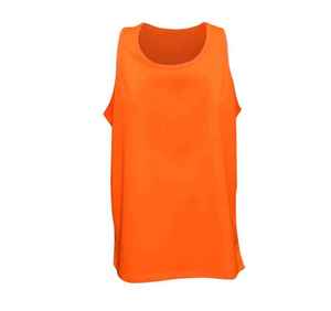 เสื้อกล้ามออกกำลังกายผู้ชายแบบสวมใส่สบาย แห้งเร็ว เป็นมิตรกับสิ่งแวดล้อม ผลิตจากโพลีเอสเตอร์ 100% เหมาะสำหรับการฝึกซ้อมและเล่นกีฬา - Product Image 4