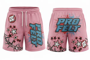 Pantalones Cortos Deportivos Personalizados con Diseño Nuevo, al por Mayor, Unisex, 100% Algodón, Transpirables, de Secado Rápido, con Estampado Puff, con Nombre de Marca - Product Image 4