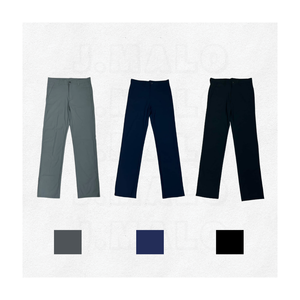 กางเกงสูทผ้าโพลีเอสเตอร์กันยับระบายอากาศมีซิปสำหรับผู้ชาย - Product Image 6