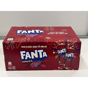 Refresco con Sabor a Cereza COCA-COLA FANTA, Lata de 320 ml, Origen Vietnam - Product Image 3
