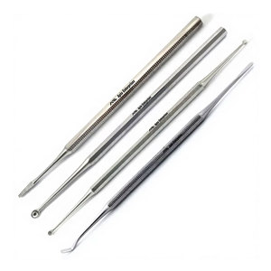 Kit de 4 outils de podologie pour ongles incarnés, avec rehausseur d'ongles, lime à ongles, curette, instruments de pédicure et manucure pour le soin des pieds et le nettoyage des ongles - Product Image 4