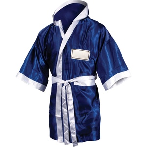 Bata de boxeo de satén para artes marciales, ropa de boxeo personalizada de seda de alta calidad, Kickboxing Fighter - Product Image 1