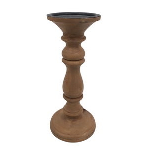 Bougeoir décoratif en fer et bois, porte-bougie classique de Style argile, vente en gros, 10 pièces - Product Image 1