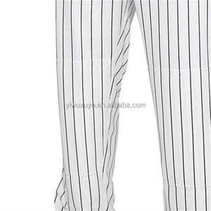 Vêtements de sport, pantalon de baseball à rayures imprimées colorées personnalisées, bas ouvert, 100% polyester respirant, nom de l'équipe - Product Image 4