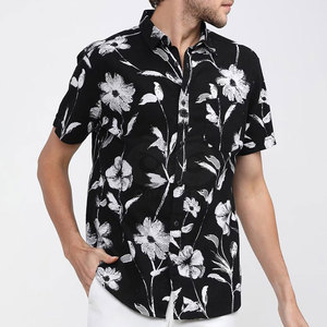 Factory Price <b>Men</b> <b>Beach</b> <b>Shirts</b> Soft Fabric Quick Dry Printed Summer Casual <b>Beach</b> <b>Shirts</b> Made In Pakistan - Product Image 1