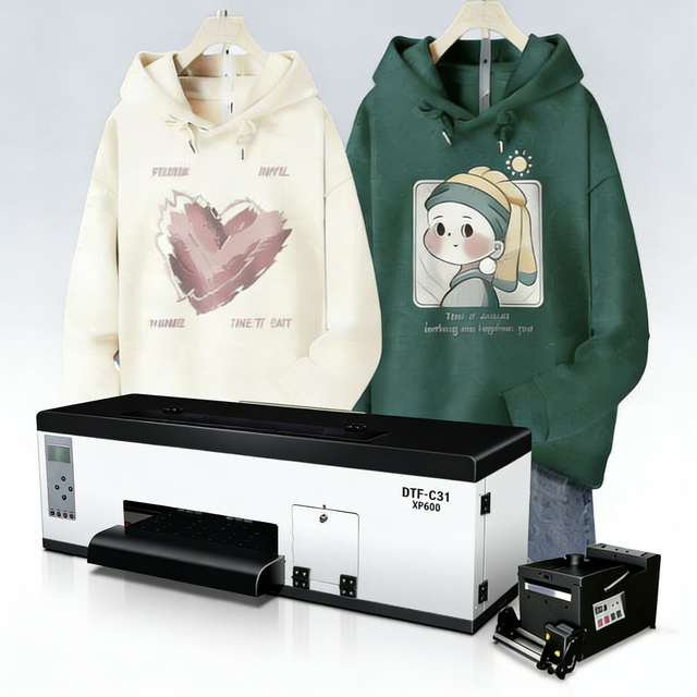 Direct to Film Printer T-shirt Printing Machine A3 XP600 DTF Printer with Shaker Machine