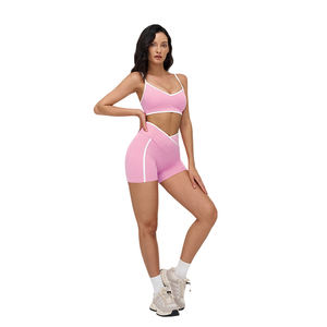 Ropa Deportiva para Mujer, Camiseta de Yoga sin Costuras de Color Sólido, Manga Larga, Top Corto para Entrenamiento, Secado Rápido, Transpirable, Conjuntos de Yoga - Product Image 1