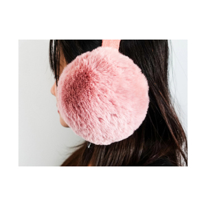 Orejeras rosas de conejo con diseño de cola larga para el calor del invierno - Product Image 6