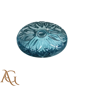 Topacio Azul Suizo Natural Tallado en Intaglio, Gema Suelta, Precio Mayorista de Fabricante para Fabricación de Joyas, Calibrado - Product Image 3