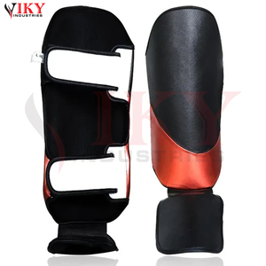 Nouvel Arrivage Durable OEM ODM Logo Personnalisé Protège-tibias MMA avec Protection du Voûte Plantaire, Protège-jambes Muay Thai, Équipement de Kickboxing - Product Image 3