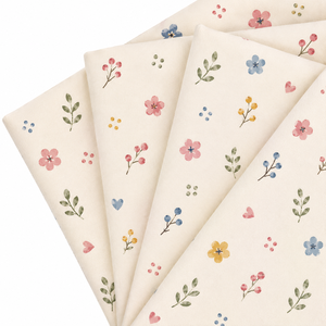 Organic Combed Woven Breathable Lightweight Kids Fruits Printed Poplin Cotton <b>Fabric</b> for Lining Shirts Dresses Home Textile - Product Image 2