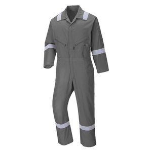 <b>Men's</b> Navy Blue <b>Work</b> Coverall Long Sleeve Reflective Cotton Utility <b>Overalls</b> - Product Image 2