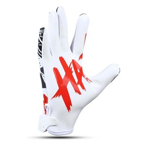 Guantes de Fútbol Americano de Silicona de 2 Tonos de Alta Calidad de Calup Industries, Transpirables, para Juego Juvenil y Adulto - Product Image 5