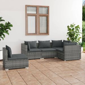 Set Lounge da Giardino Grigio - Product Image 1