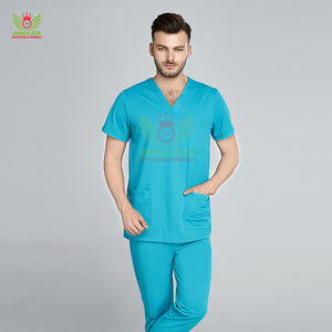 Conjunto de Uniforme Médico Transpirable de Manga Larga Personalizado 2024, Chaqueta Elástica para Enfermería, Uniformes Médicos Rectos, Conjuntos de Enfermería - Product Image 3