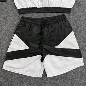 Vintage Solid Canvas Mid <b>Nylon</b> <b>Shorts</b> Breathable Lightweight Anti-UV Quick Dry Casual Gym Streetwear Workout Training Elastic - Product Image 4