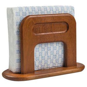 Decorative wooden napkin <b>holder</b> premium dining accessory rustic <b>kitchen</b> decor <b>tissue</b> organizer for hotels cafes restaurants - Product Image 4