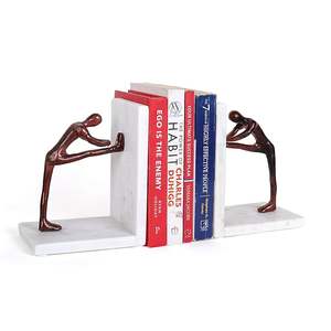 Sujetalibros Metálicos Minimalistas para la Organización de la Sala de Estudio Tradicional, Decoración de Bodas, con Diseño Simple y Equilibrio Estructural Resistente - Product Image 2