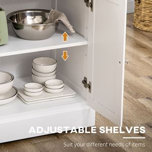 Carrello da Cucina Moderno in Rovere/Legno Effetto Marmo/MDF Bianco con Ruote, Cassetti e Design Ecologico - Product Image 5