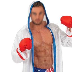 Kimono de Jiu Jitsu de marca privada, batas de boxeo de color sólido, hechas en Pakistán, batas de boxeo resistentes. - Product Image 4
