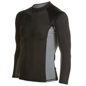 Custom Cycling Polyester Spandex Rash Guard With Stretch Recovery Ergonomic Seams And Custom Logo Short Sleeve <b>Compression</b> <b>Shirt</b> - Product Image 2