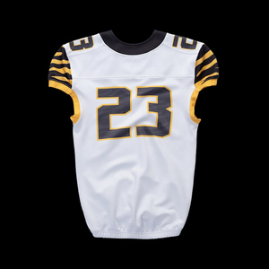 Uniformes de football américain de qualité supérieure, maillots personnalisés en tissu polyester et élasthanne à manches courtes, techniques d'impression - Product Image 4