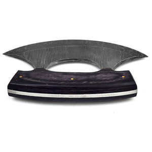 Cortador de Pizza Industrial Ulu, Acero con Alto Contenido de Carbono, Mango de Madera de Palisandro, Cuchillo para Pizza Resistente para Uso Doméstico y en Restaurantes - Product Image 3